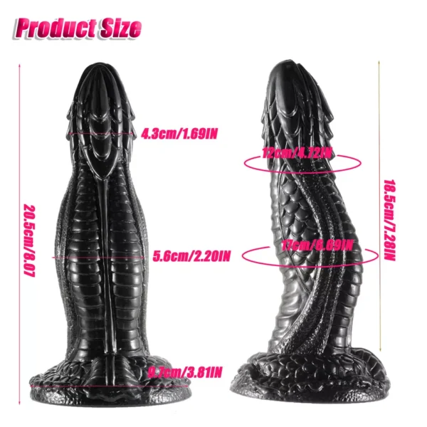 Big Monster Black  Dragon Dildo - Image 2