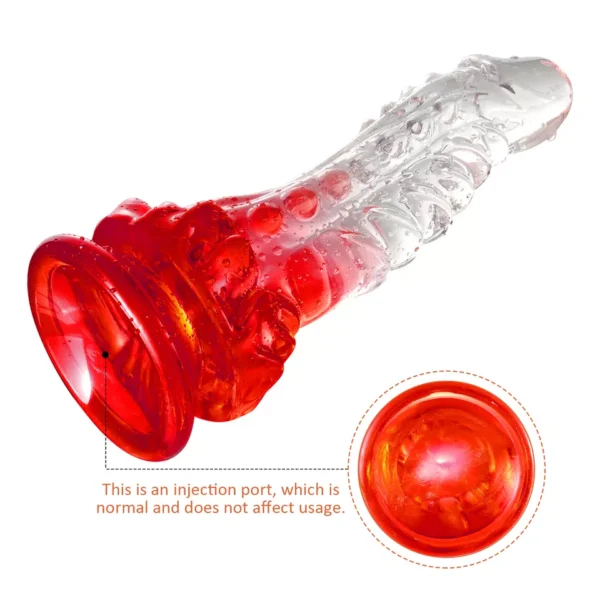 Big Monster Red Dragon Dildo - Image 4