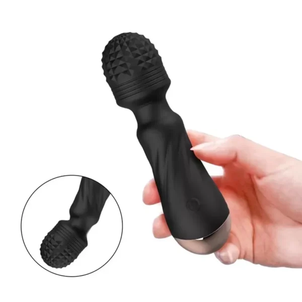 Black On The Go Personal Vibrator - Image 2