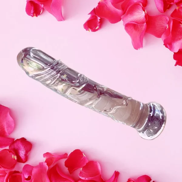 Clear Magic Glass Dildo - Image 3