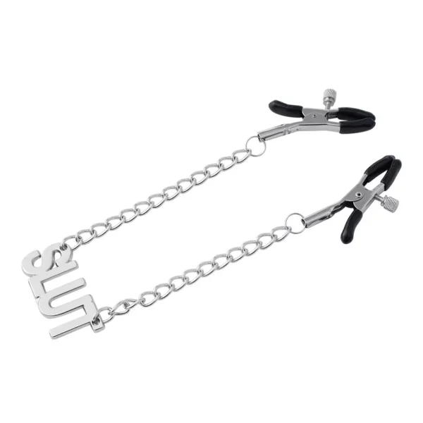 Erotic SLUT Nipple Clamps - Image 2