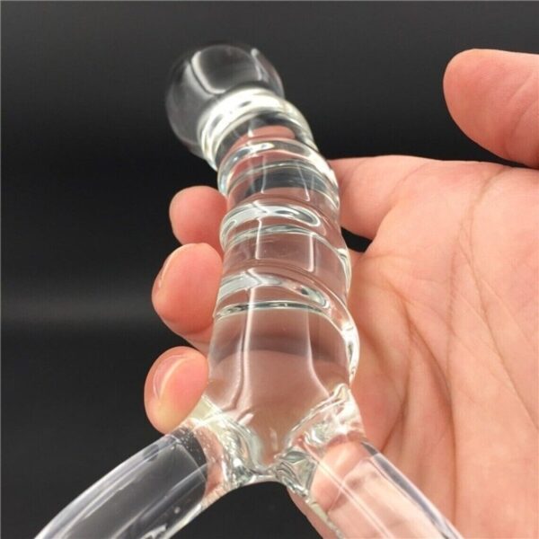 Heart Crystal Glass Dildo - Image 2