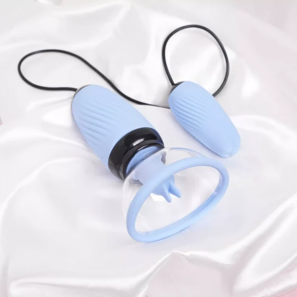 Powder Blue Sucking Clitoris Vibrator