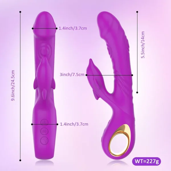 Purple Passion Rechargeable Vibrator - Image 2