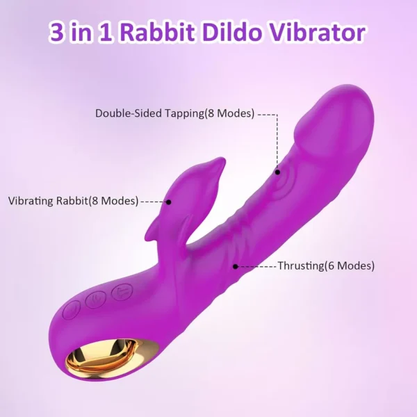 Purple Passion Rechargeable Vibrator - Image 3