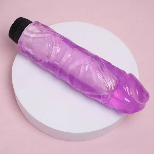 Purple Realistic Dildo Vibrator - Image 2