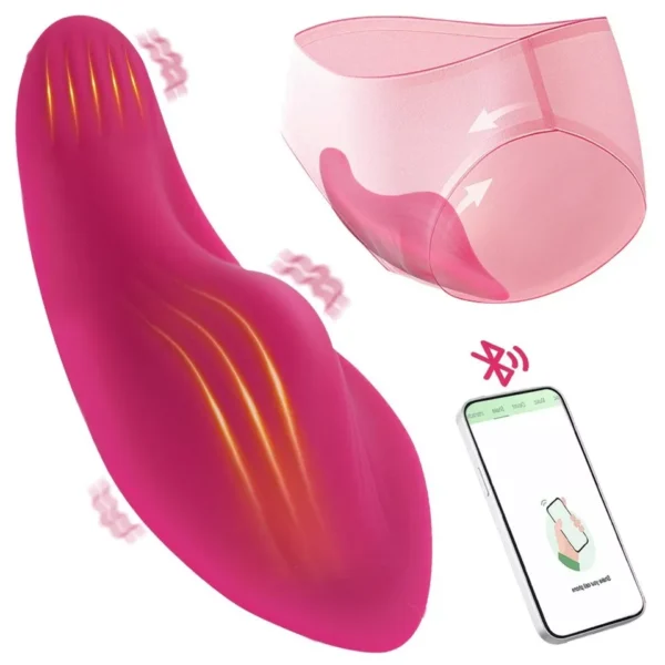 Rosy Mini Wearable Panties Clitoris Vibrator - Image 6