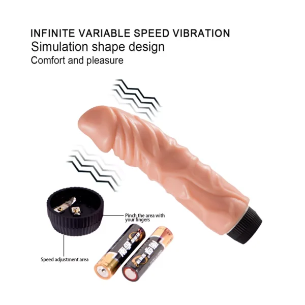 Skin Realistic Dildo Vibrator - Image 2