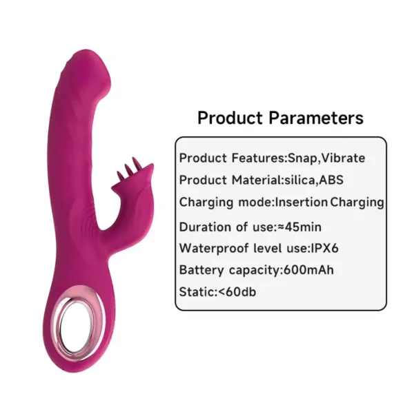 The Ultimate 2IN1 Licking Dildo Vibrator - Image 3