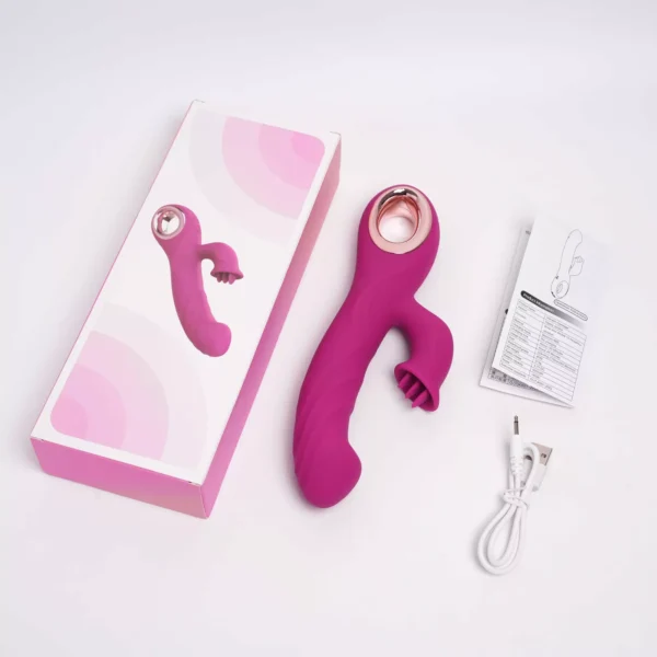 The Ultimate 2IN1 Licking Dildo Vibrator - Image 7