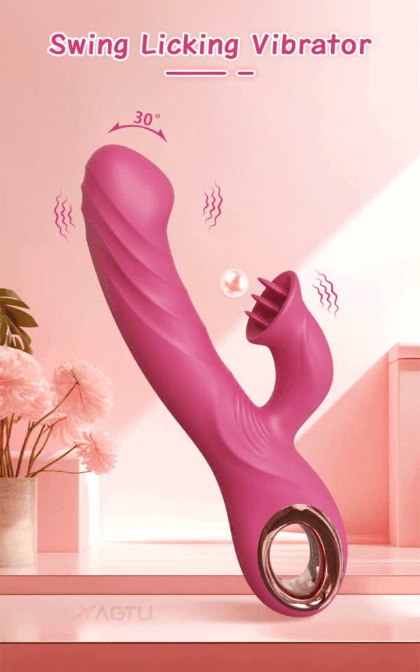 The Ultimate 2IN1 Licking Dildo Vibrator - Image 5